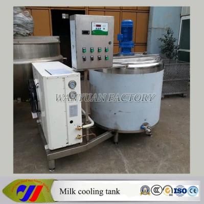 500L Stainless Steel Milk Tank with Refrigeration