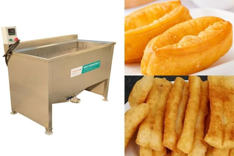 Fryer with Oil Commercial Square Fryer for Snacks Dough Sticks Frying Machine