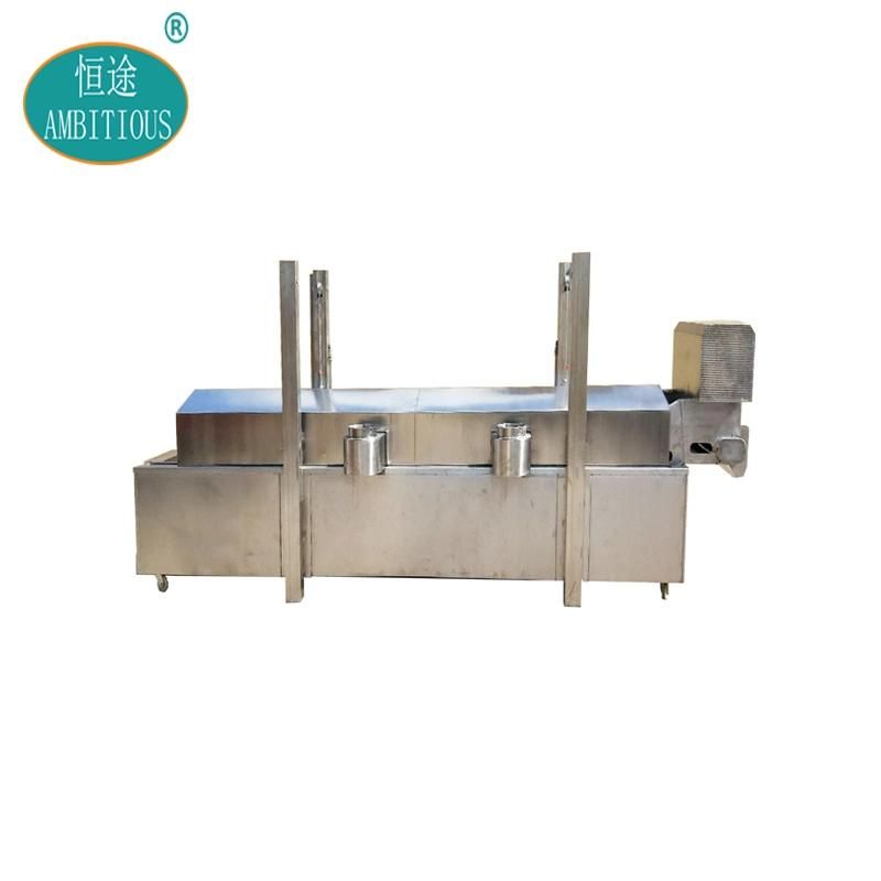 Conveyor Deep Fryer Continous Belt Conveyor Tofu Frying Machine