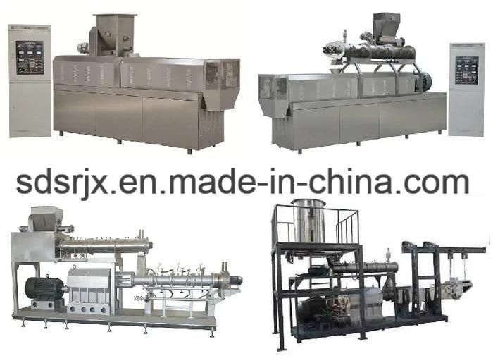 Twin-Screw Extruded Dry Pet Dog Food Extusion Making Machine