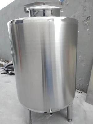 Sanitary Food Grade Stainless Steel Jacketed Insulated Storage Tank for Beverage