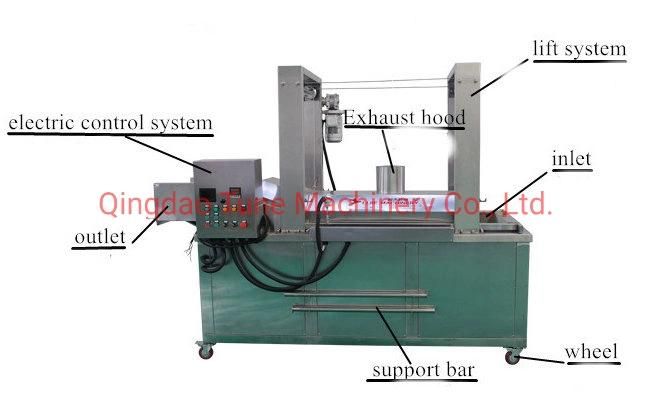 Auto Frozen French Fries Machinery/ for Potato Chips and Frying Food Machines