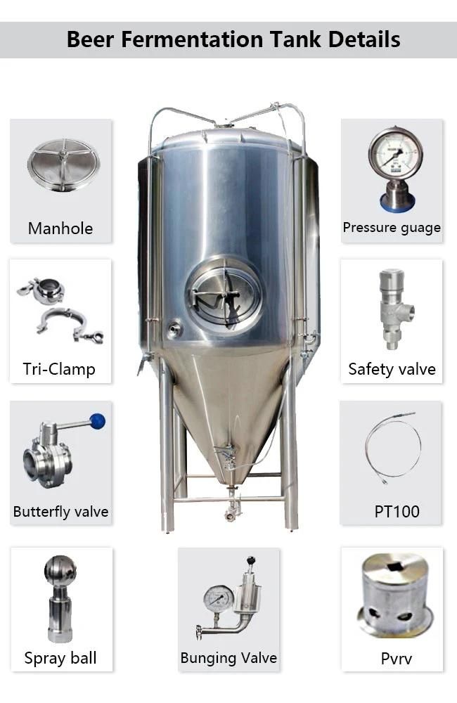 500L Stainless Steel Beer Brewery Equipment