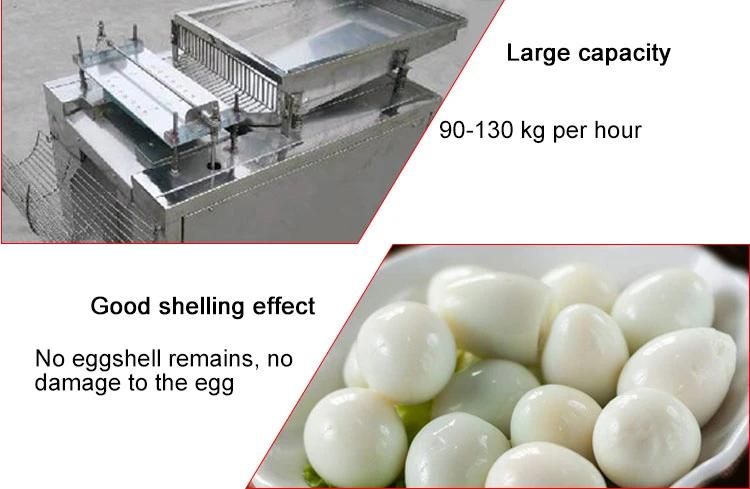 Stainless Steel Automatic Quail Egg Peeling Machine