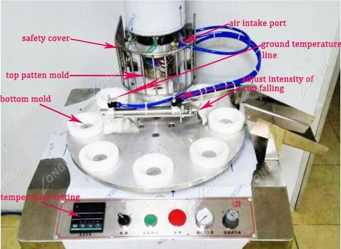 Hot Selling Automatic Egg Tart Skin Making Machine/Portuguese Egg Tart Press Machine Price