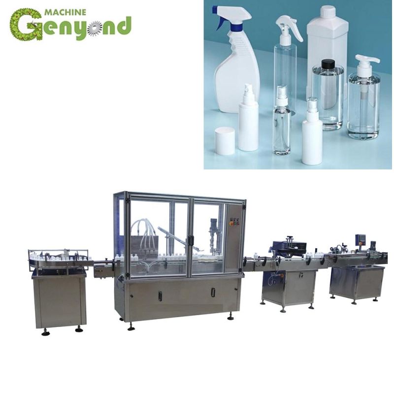 Semi-Automatic or Automatic Alcohol/Ethanol /Gel/Hand Sanitizer Nail Polish Liquid Filling Machine