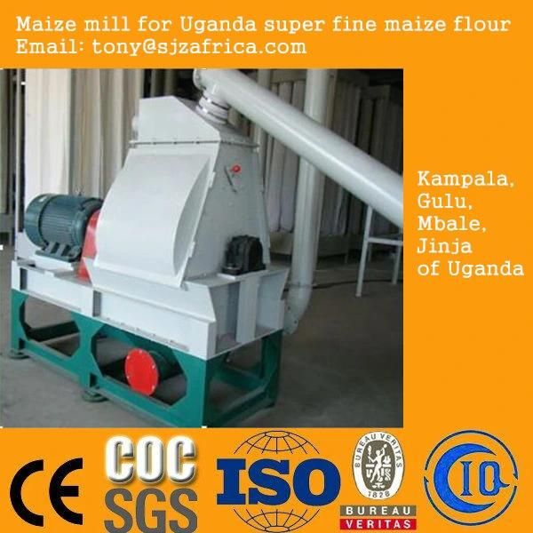 30 Ton Per 24h Maize Hammer Mill Machine for Uganda