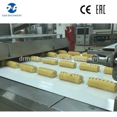 Cake Machinery Swiss Roll Production Line Bread Pop Maker Machine