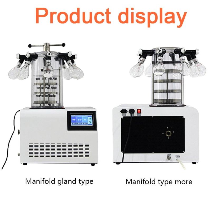 Cheap Mini Vacuum Freeze Dryer for Sale / Lyophilizer Price with LCD Displayer