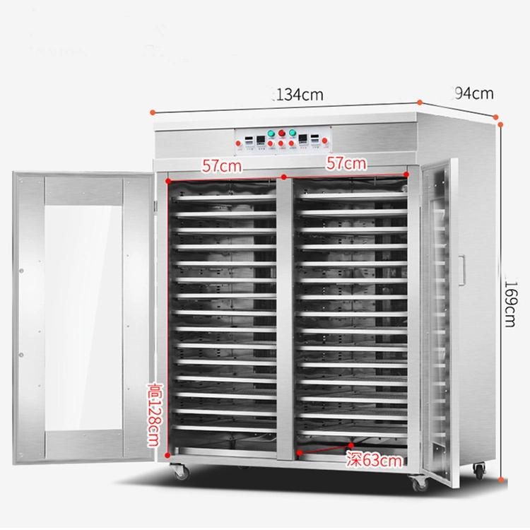 Industrial Fruit Vegetable Dryer Potato Pasta Persimmon Plant Root Pumpkin Raisins Red Wood Red Tea Rice Noodles Pet Food Dehydrator