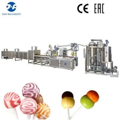 Deposited Lollipop Candy Production Line Lollipop Making Equipment