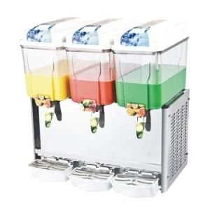 China 3 Bowl Each 12 Liters Commercial Juice Dispenser Mixer Cold Drink Dispenser