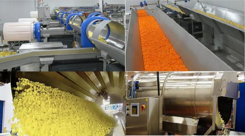 Single-Drum Flavoring Line/Drum Seasoning Machine Line/Drum Coating and Seasoning Machine