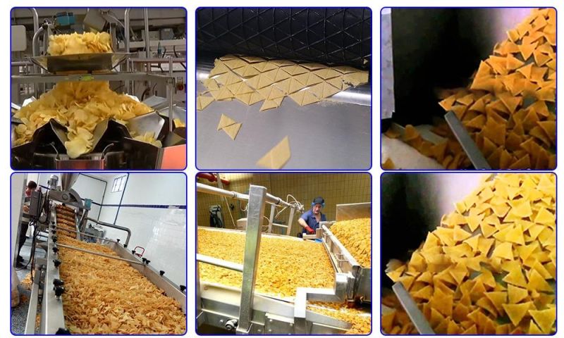 High Quality Fried Corn Chips Making Machine Corn Chips Line Doritos Production Line