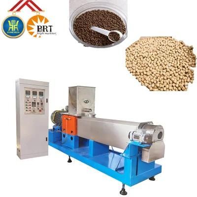 Twin Screw Aqua Food Pellet Extruder Machinery Plant Floating Fish Feed Production Machine