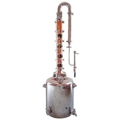 200L 500gallon 1000L Water Spirit Alcohol Brandy Whiskey Vodka Gin Reflux Pot Copper Still