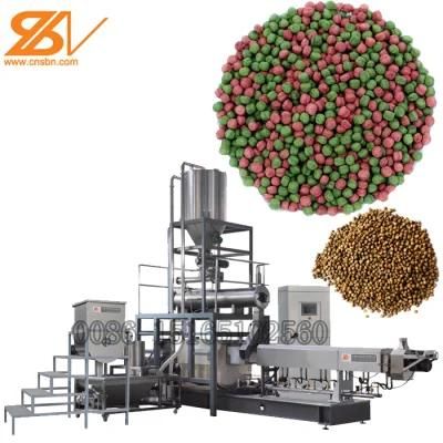 Automatic Floating Fish Feed Pellet Making Machine Food Extruder