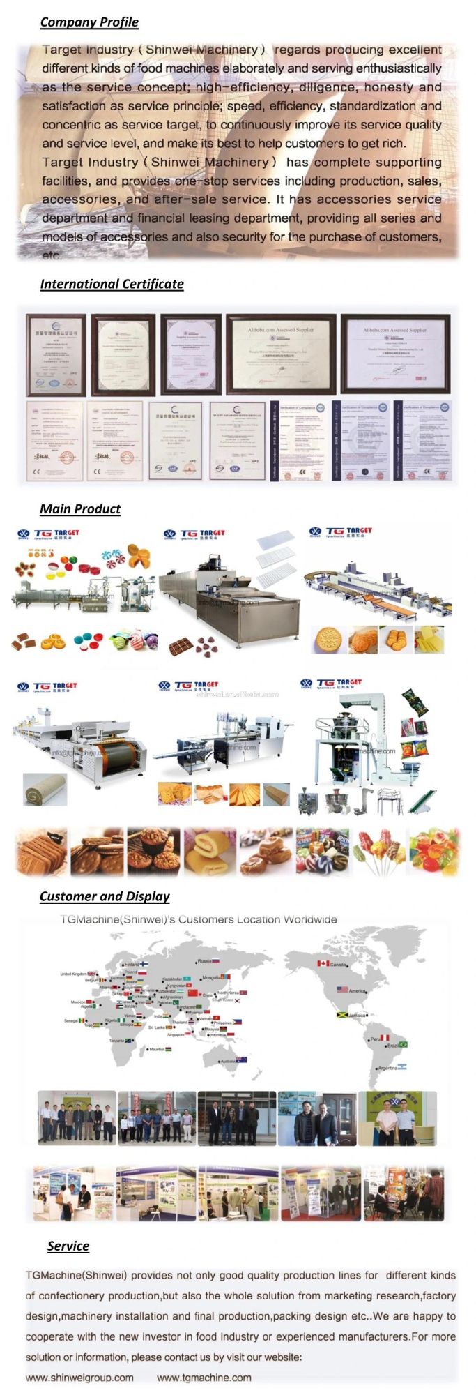 Popular 150kgs/Hr Small Fully Automatic Jelly Candy Confectionery Machine