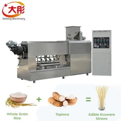 Single Screw Extruder Fried Pasta Macaroni Snacks Food Extruder Machine