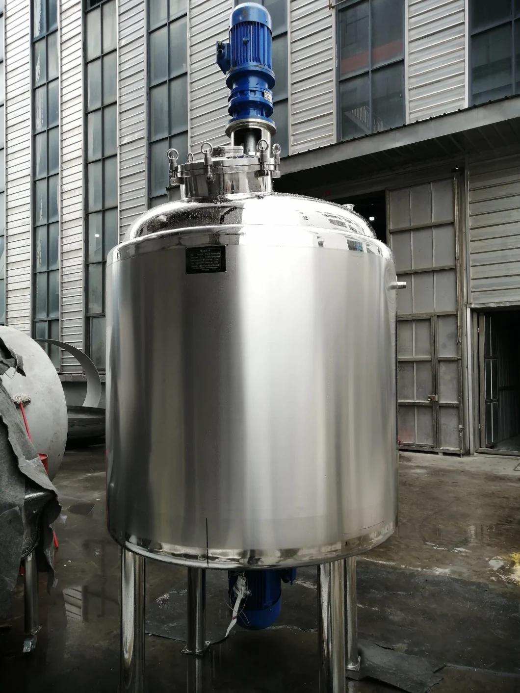 Stainless Steel Storage Buffer Reaction Biology Tank with CE Certificate