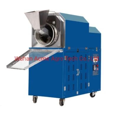 Electric/Gas 25kg/H Capacity Peanut Roasting Machine