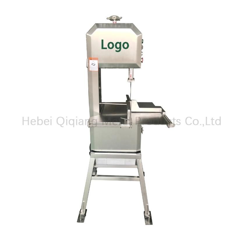 Stainless Steel Meat Bone Cutter Band Saws Cutting Machine Frozen Meat Fish Cow Cube Chopper Height 2050 for Butchers 2HP 220V (QH300A+)