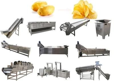 Fully Automatic Potatoes Chips Production Line Making Machine