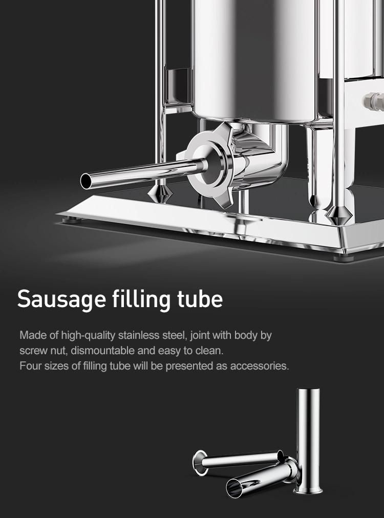 Electric Hr20L Chicken Sausage Making Plant Sausage Filling Machine Automatic Sausage Filler Sausage Making Machine