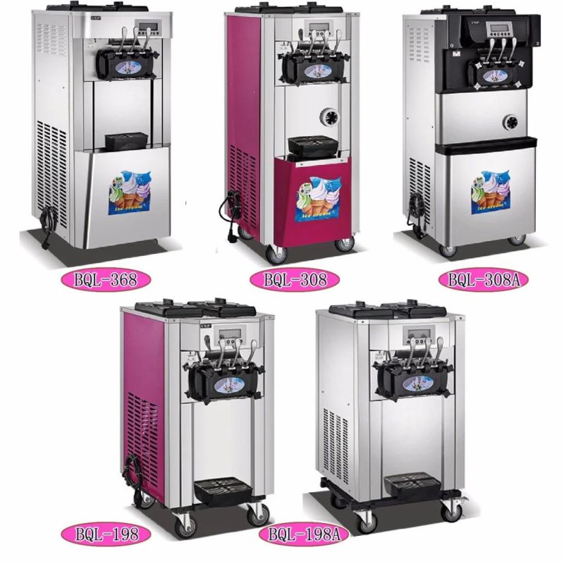 Cheering 304 Stainless Steel Bakery Shop Soft Ice Cream Machine