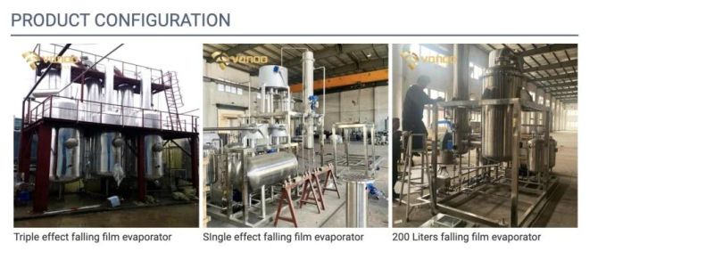 Multiple Effect Fall Film Vacuum Evaporator