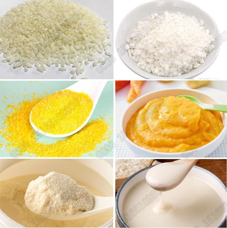 Instant Maize Porridge Baby Food Nutrition Powder Making Machine