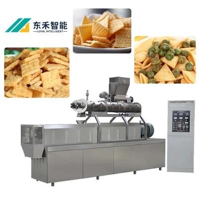 Wheat Flour Snack Process Line Fried Flour Bugles Snacks Food Machine