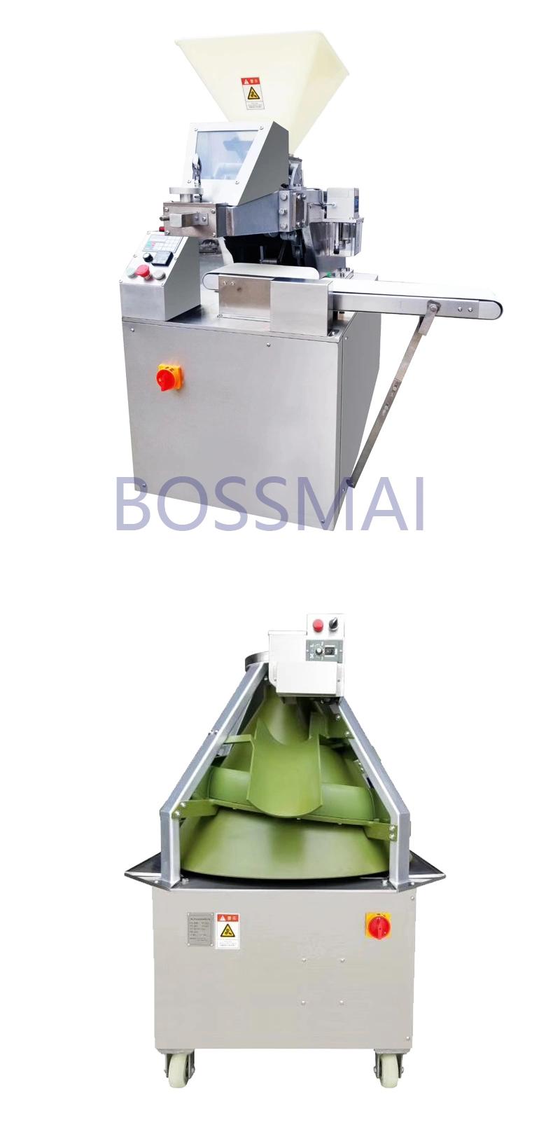 Commercial Kitchen Continuous Dough Divider and Conical Rounder for Bakery