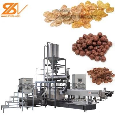 Corn Flakes Making Machines Breakfast Cereal Machinery Extruder