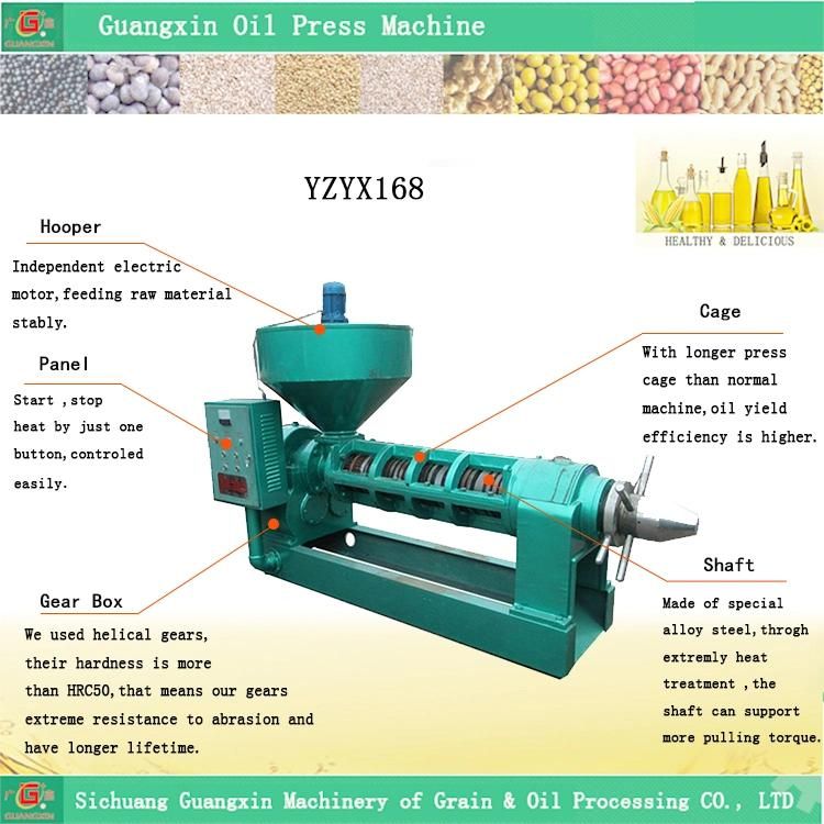 800kg Capacity Screw Pressing Soybean Oil Expeller