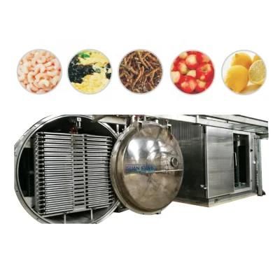 100m2 Industrial Fruit Vacuum Freeze Dryer Freeze Dried Durian Machine