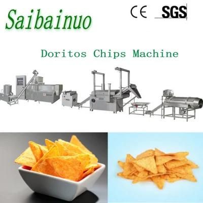 Doritos Bugle Chips/Corn Chips Machine/Fried Flour Snacks Production Line