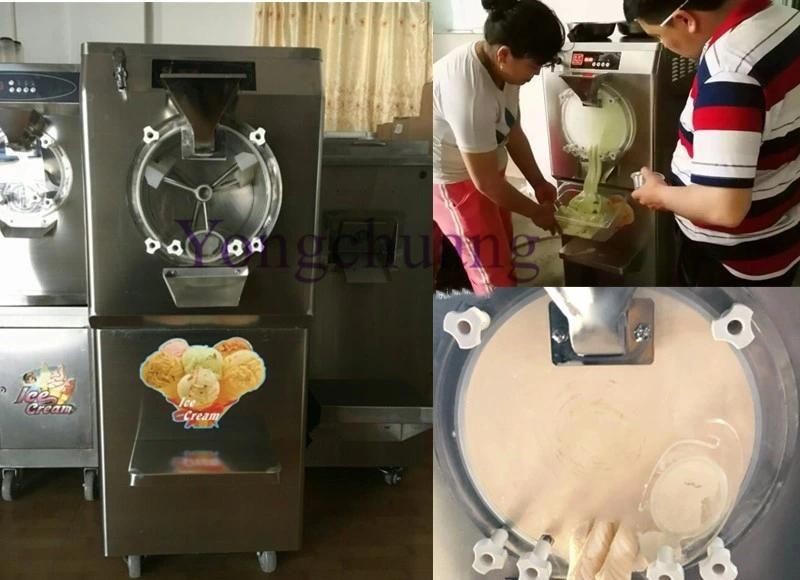 Italian Gelato Ice Cream Making Machine with Famous France Tecumseh