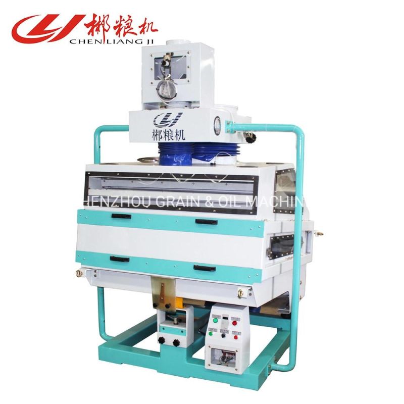 Clj Aromatic Rice Tqsx 120/120 Suction Type Double Layer Vibratory Paddy Rice Destoner Machine