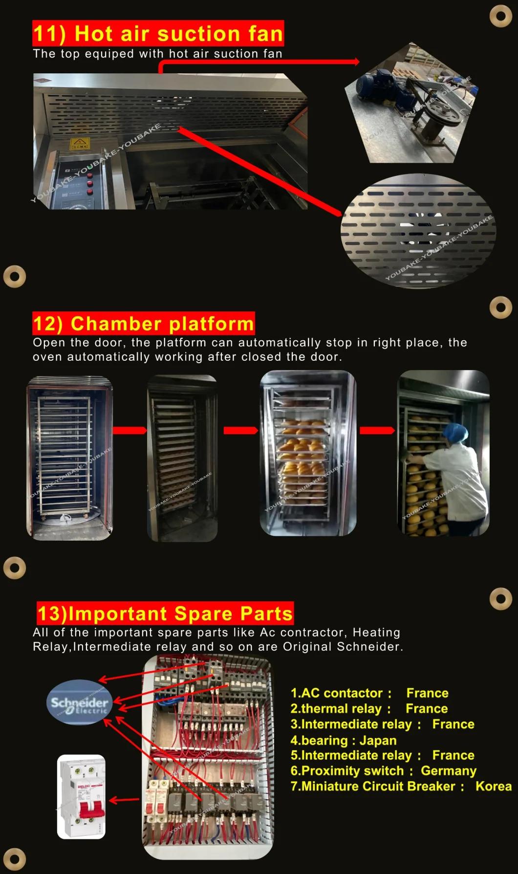 5/8/10/12 Trays Rotary Gas Electric Oven Price