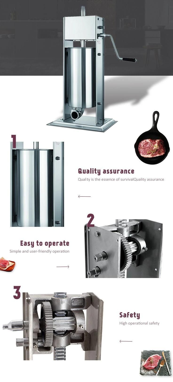 Stainless Steel Two Speed Manual Sausage Making Machine Sausage Stuffer