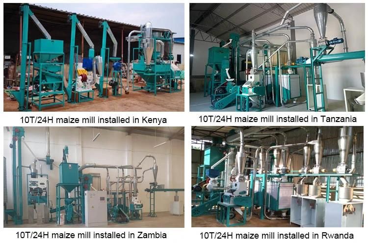 Manufacture Supply 20t/24h Maize Mill Milling Plant