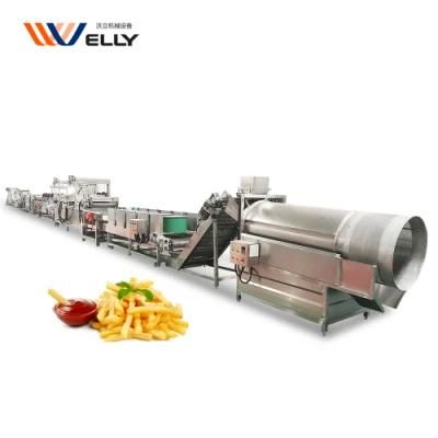 Fully Automatic Potato Crisp Chips Making Machine Potatoes Chip Maker Machine