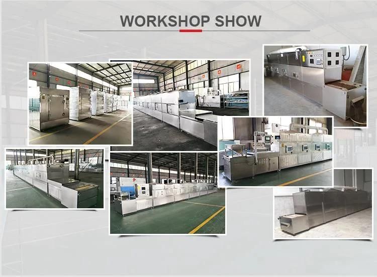 PLC Automatic Cumin Powder Microwave Drying Sterilization Machine