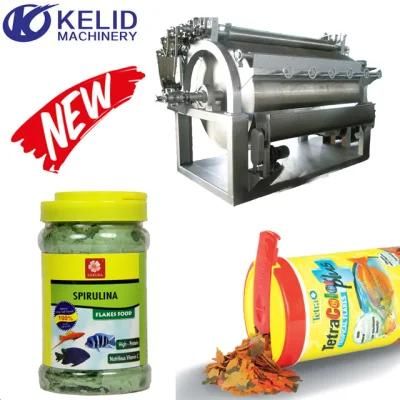 Goldfish Tropical Flake Fish Feed Food Processing Making Equipment