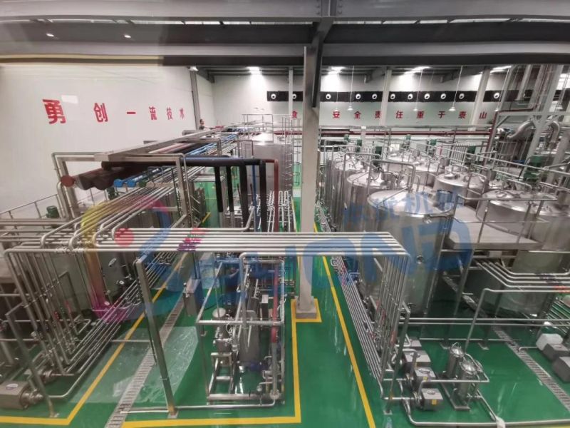 Fruit processing equipment high efficiency CIP system beverage processing line