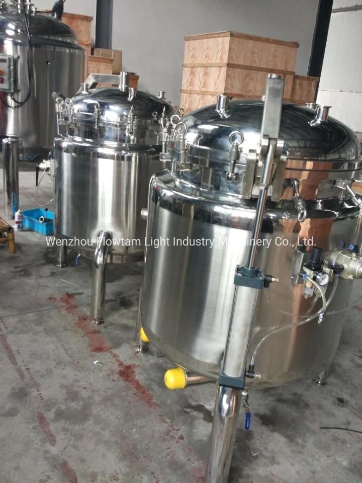 Pneumatic Open Stainless Steel Jacket Cooking Pot