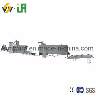 Water Cooling Stainless Steel Double Screws Artificial Rice Plant Machinery