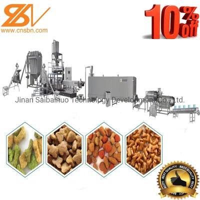 Professional Automatic Dog Cat Pet Snack Food Extrusion Making Machine