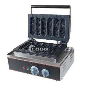 Wholesale Commercial Restaurant Crispy Waffle on a Stick Machine /Hot Dog Waffle Maker